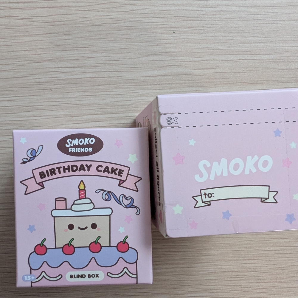 Smoko Friends Birthday Cake Blind Box - Pink